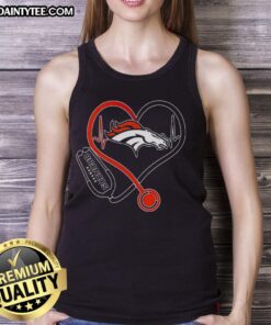 Good Nurse Love Denver Broncos tank top featuring a stylish design for passionate Broncos fans and nurses.