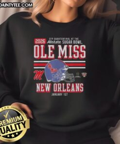Good Ole Miss Rebels CFP Quarterfinal sweatshirt, featuring bold team colors and logo, perfect for Sugar Bowl fans.