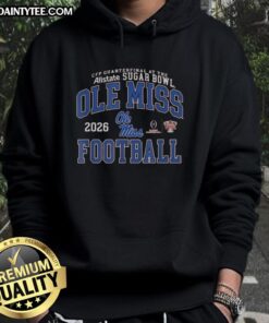 Good Ole Miss Rebels football hoodie for the 2026 CFP Quarterfinal at the Sugar Bowl, showcasing team spirit and style.