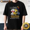 Good Peanuts Snoopy hugging a heart on a 'I Love Pittsburgh Steelers And Maybe 3 People' T-shirt design.