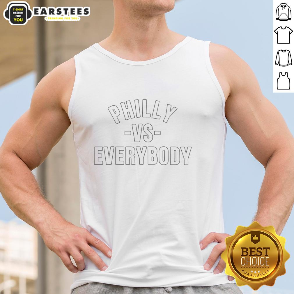 good-philly-vs-everybody-tank-top Good Philly Vs Everybody Tank Top featuring a bold graphic design, perfect for casual wear and showing city pride.