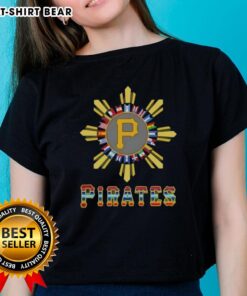 Good Pittsburgh Pirates X Hispanic Ladies Tee featuring vibrant colors and stylish design for baseball fans.