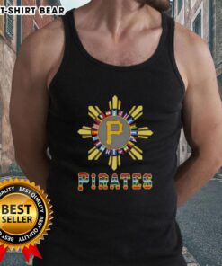 Good Pittsburgh Pirates X Hispanic tank top featuring vibrant colors and stylish design for baseball fans.