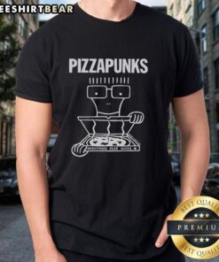 Good Pizza Punks Everything Else Sucks T-Shirt featuring bold graphic design and vibrant colors for pizza lovers.