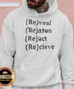 Stylish Good Reveal Reason React Receive Hoodie in vibrant colors, perfect for casual wear and showcasing your unique style.