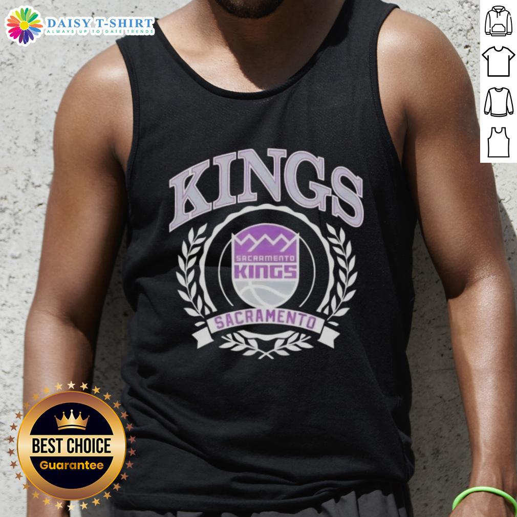 Good Sacramento Kings National Basketball Association Crest Tank Top Good Sacramento Kings National Basketball Association crest tank top featuring team logo and vibrant colors.