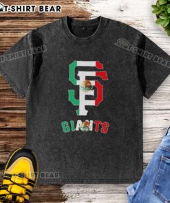 Good San Francisco Giants baseball t-shirt featuring a Mexican flag design, perfect for fans and casual wear.