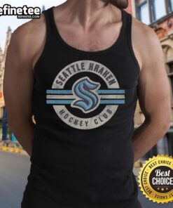 Good Seattle Kraken surround tank top featuring bold team colors and logo, perfect for fans and summer events.