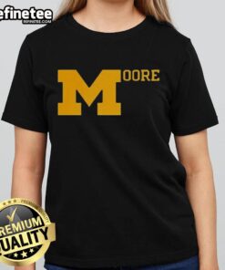 Good Sherrone Moore Michigan Football Ladies Tee, stylish women's shirt featuring team colors and logo.