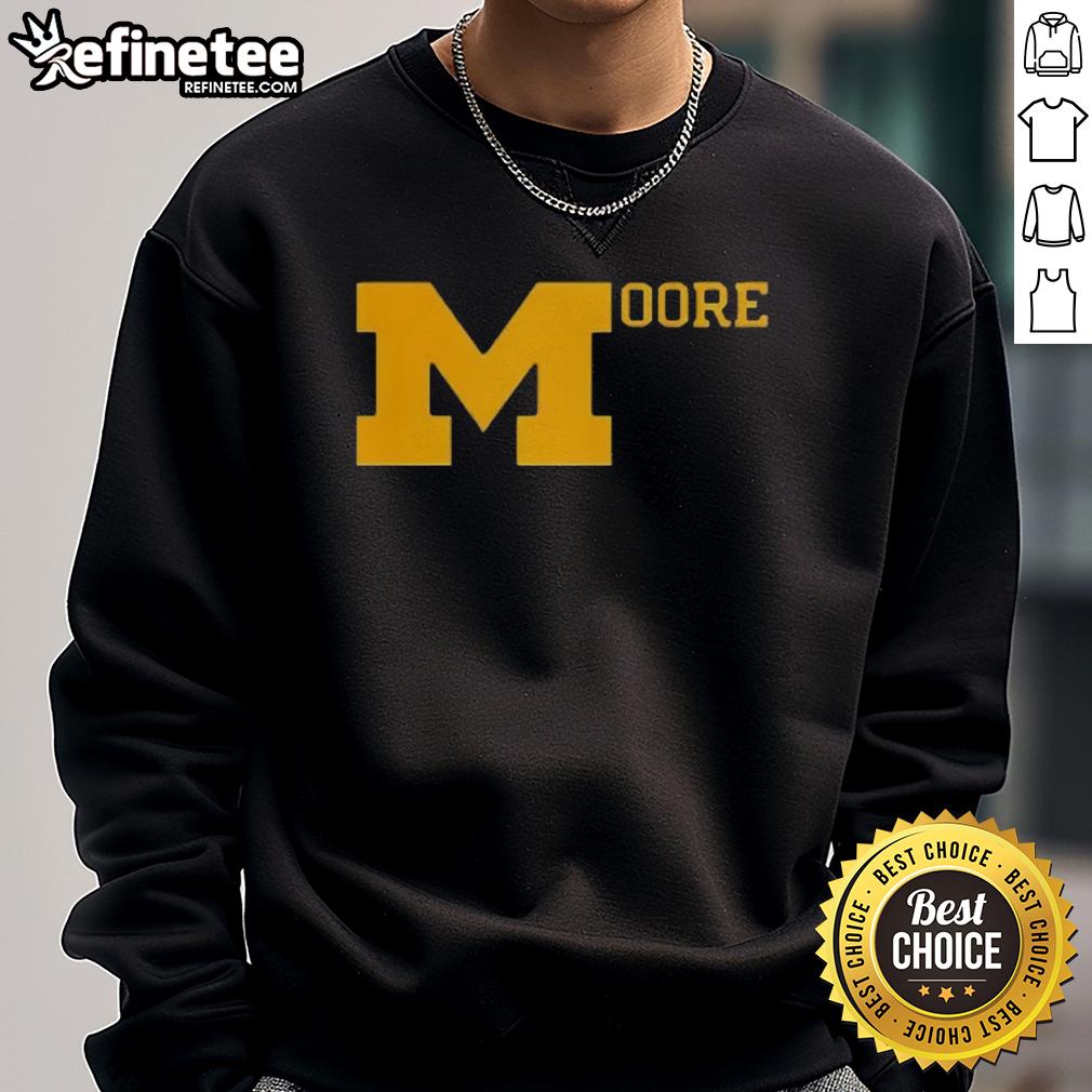 good-sherrone-moore-michigan-football-sweatshirt Good Sherrone Moore Michigan football sweatshirt in maize and blue, perfect for fans and game day wear.