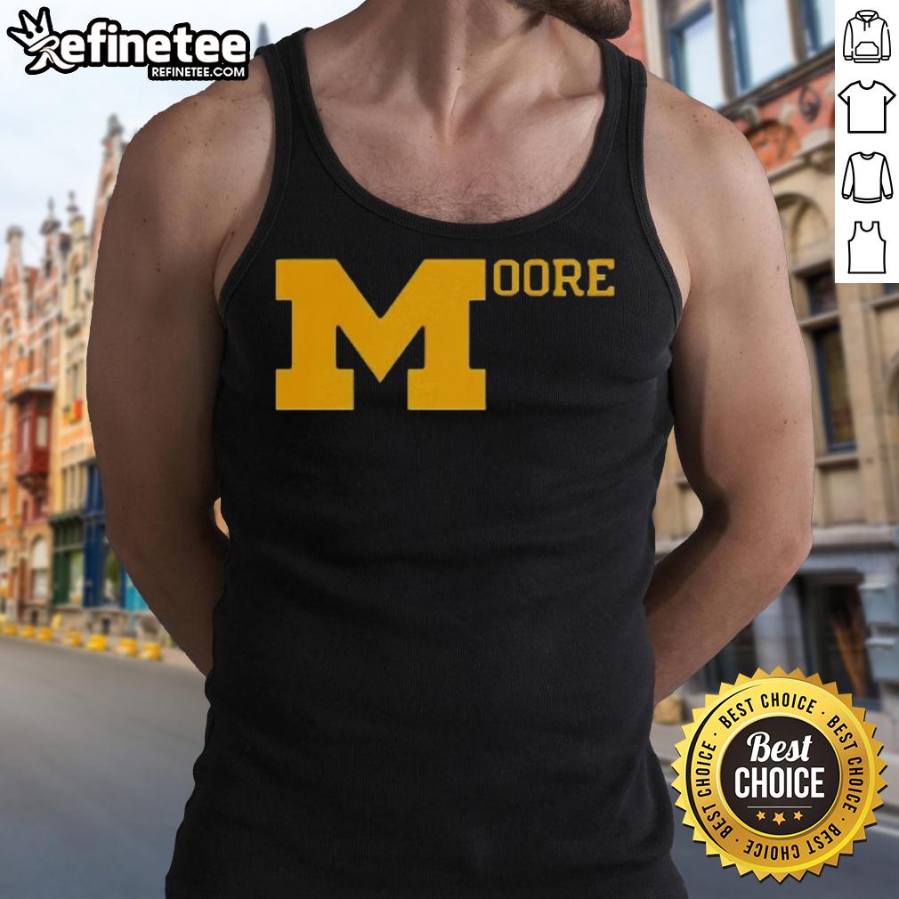 good-sherrone-moore-michigan-football-tank-top Good Sherrone Moore Michigan Football tank top featuring team colors and logo, perfect for fans and game day attire.