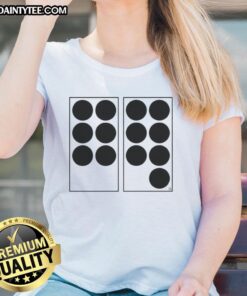 Good Six Seven Dots Ladies Tee in vibrant colors, showcasing a stylish polka dot design perfect for casual wear.