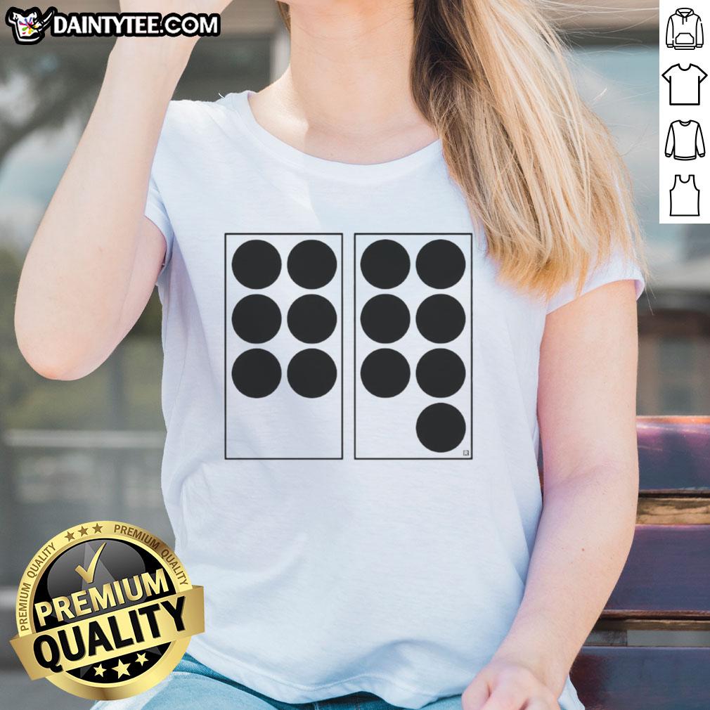 good-six-seven-dots-ladies-tee Good Six Seven Dots Ladies Tee in vibrant colors, showcasing a stylish polka dot design perfect for casual wear.