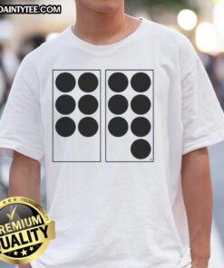 Good Six Seven Dots T-Shirt featuring a stylish dot pattern in vibrant colors, perfect for casual outfits.