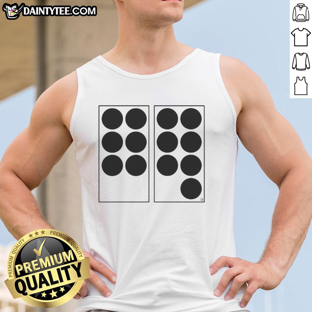 good-six-seven-dots-tank-top Stylish Good Six Seven Dots Tank Top featuring a polka dot design, perfect for casual summer outfits.