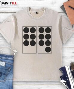 Good Six Seven Dots Washed T-Shirt in soft cotton with a relaxed fit, featuring a trendy dotted design for casual wear.