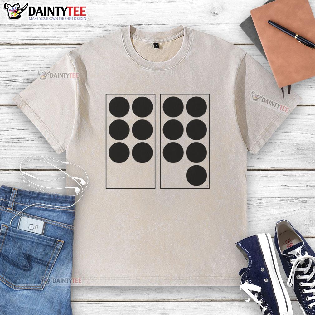 good-six-seven-dots-washed-t-shirt Good Six Seven Dots Washed T-Shirt in soft cotton with a relaxed fit, featuring a trendy dotted design for casual wear.