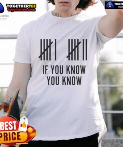 Good Six Seven If You Know You Know T-Shirt featuring a stylish graphic design on a casual wear shirt.