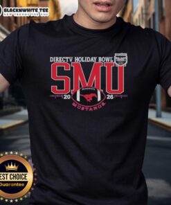 2026 Good SMU Mustangs DirecTV Holiday Bowl football t-shirt featuring team colors and logo for fans and supporters.