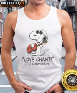 Alt Text: Good Snoopy Love Chant The Lemonheads tank top featuring colorful graphics and a stylish design for fans.