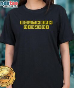 Good Southern Hibachi Ladies Tee featuring a stylish design perfect for casual wear and hibachi enthusiasts.