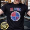 Stylish 'Good St Louis' T-Shirt featuring logos of St Louis Cardinals, Blues, Battlehawks, and City SC for sports fans.