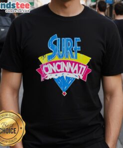 Good Surf Cincinnati T-Shirt featuring a vibrant design and comfortable fit, perfect for surf enthusiasts in Cincinnati.