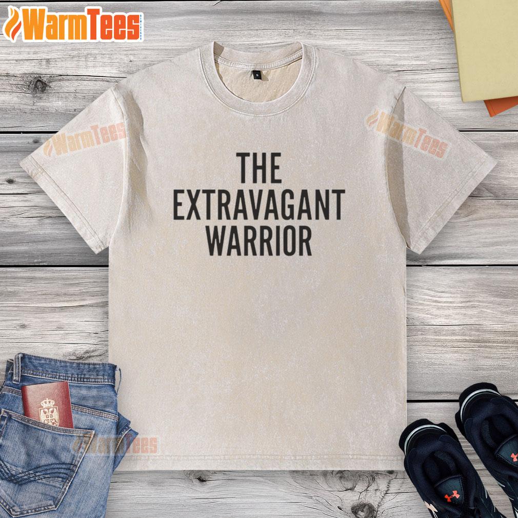 good-the-extravagant-warrior-washed-t-shirt Good The Extravagant Warrior washed t-shirt featuring a bold graphic design and comfortable fit for casual wear.