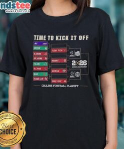 2025-26 College Football Playoff ladies tee, perfect for showing team spirit and enjoying game day festivities.