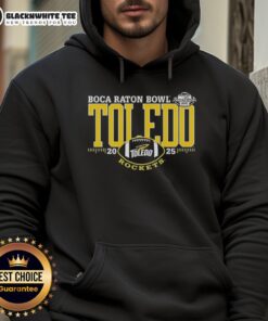 Good Toledo Rockets Boca Raton Bowl 2025 hoodie featuring team colors and logo, perfect for fans and game day wear.