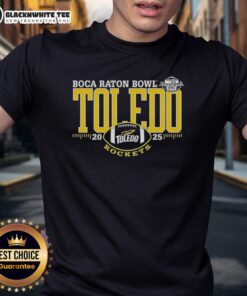 Good Toledo Rockets Boca Raton Bowl 2025 T-Shirt featuring vibrant team colors and bold graphics for fans.