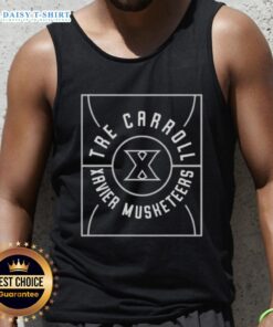 Good Tre Carroll Full Court tank top featuring Xavier Musketeers logo, perfect for fans and sports enthusiasts.