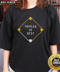 Good Triples is Best Ladies Tee in vibrant colors, showcasing a stylish design perfect for casual outings.