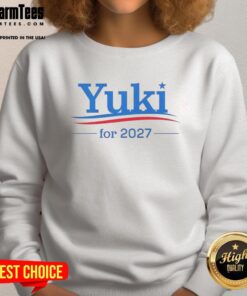 Good Tsunoda Yuki 2027 Vcarb Campaign Logo Sweatshirt featuring bold graphics and stylish design for fans.