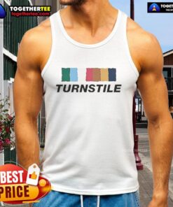 Good Turnstile Band Color Wall Sept 2025 tank top featuring vibrant graphics and stylish design for music fans.