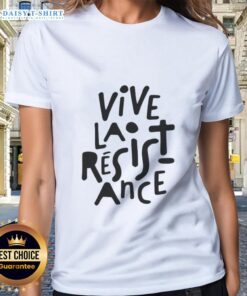 Alt Text: Good Vive La Resistance Ladies Tee featuring a stylish design perfect for casual wear and expressing individuality.