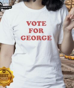 Good Vote For George Kittle Ladies Tee featuring stylish design and vibrant colors, perfect for 49ers fans.