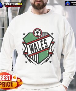 Good Wales Qatar Soccer Sweatshirt featuring vibrant colors and a stylish design, perfect for fans and athletes.