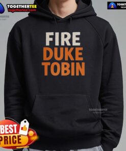 Happy Cincinnati Bengals NFL fan wearing a Duke Tobin letter hoodie, celebrating team spirit and pride.