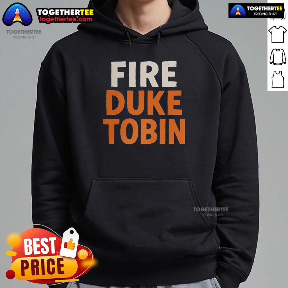 Happy Cincinnati Bengals Nfl Fire Duke Tobin Letter Hoodie Happy Cincinnati Bengals NFL fan wearing a Duke Tobin letter hoodie, celebrating team spirit and pride.