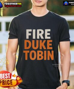 Happy Cincinnati Bengals NFL Fire Duke Tobin letter T-shirt featuring bold graphics and team colors for passionate fans.