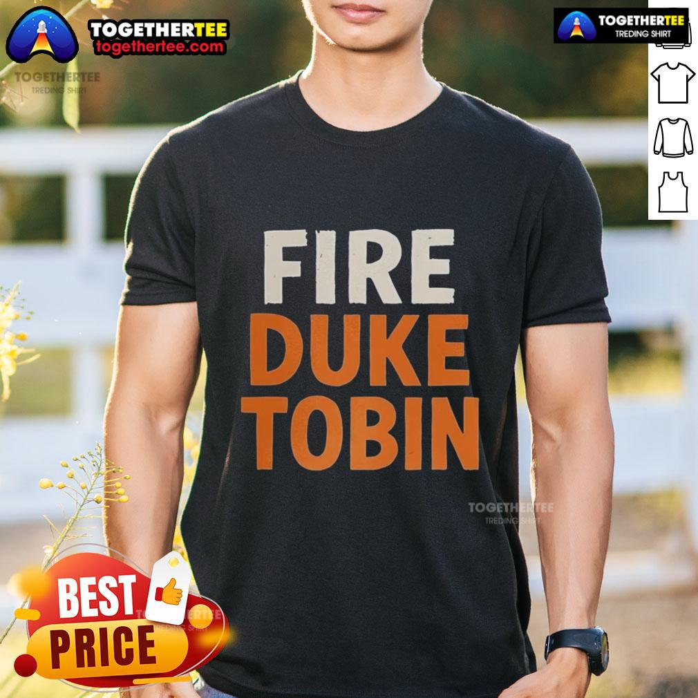 Happy Cincinnati Bengals Nfl Fire Duke Tobin Letter T Shirt Happy Cincinnati Bengals NFL Fire Duke Tobin letter T-shirt featuring bold graphics and team colors for passionate fans.