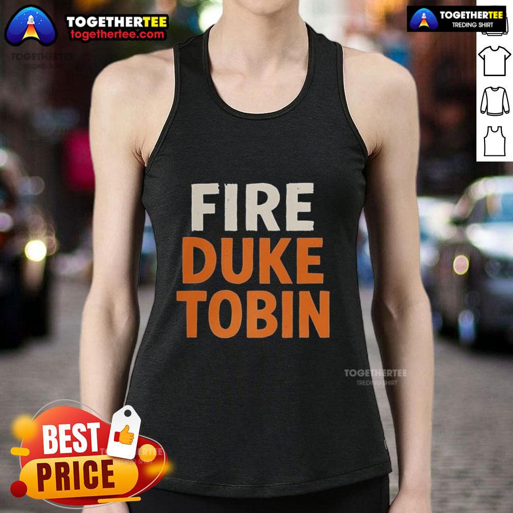 Happy Cincinnati Bengals Nfl Fire Duke Tobin Letter Tank Top Happy Cincinnati Bengals NFL fire Duke Tobin letter tank top worn by a fan at a game, showcasing team spirit and style.