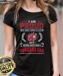 Happy I Am Proud tee for Washington State Cougars fans, showcasing team spirit and pride in vibrant colors.
