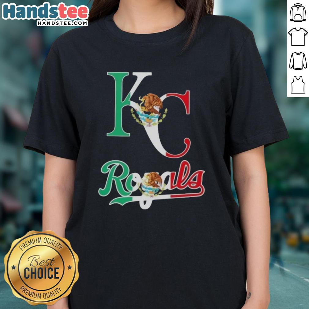 happy-kansas-city-royals-baseball-x-mexican-flag-ladies-tee Alt Text: Happy Kansas City Royals baseball ladies tee featuring colorful Mexican flag design for fans.