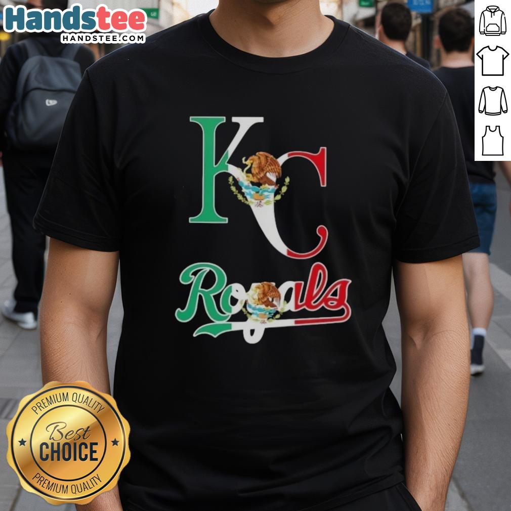 happy-kansas-city-royals-baseball-x-mexican-flag-t-shirt Alt Text: Happy Kansas City Royals baseball t-shirt featuring the Mexican flag design, perfect for fans celebrating their heritage.