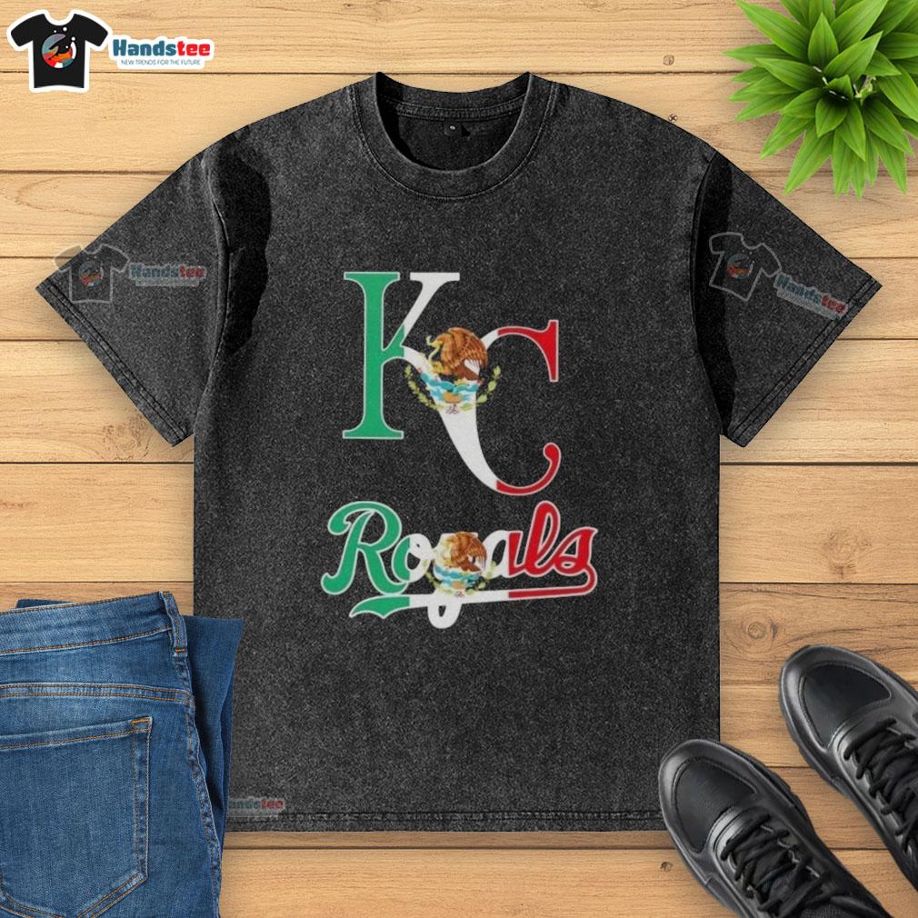 happy-kansas-city-royals-baseball-x-mexican-flag-washed-t-shirt Happy Kansas City Royals baseball t-shirt featuring a vibrant Mexican flag design, perfect for fans and casual wear.