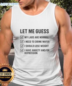 Happy Let Me Guess Labs Are Normal Tank Top featuring a playful design, perfect for dog lovers and casual wear.