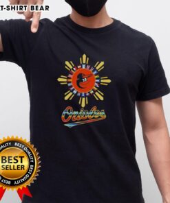 Hot 2025 Baltimore Orioles Baseball X Hispanic T-Shirt featuring vibrant graphics and a sporty design for fans.