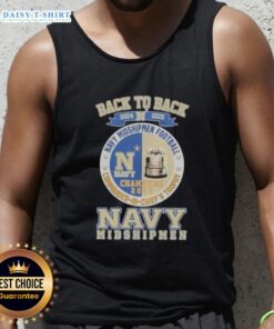 Hot Back-To-Back 2024-2025 Navy Midshipmen Football Commander In Chiefs Trophy Tank Top showcasing team pride.